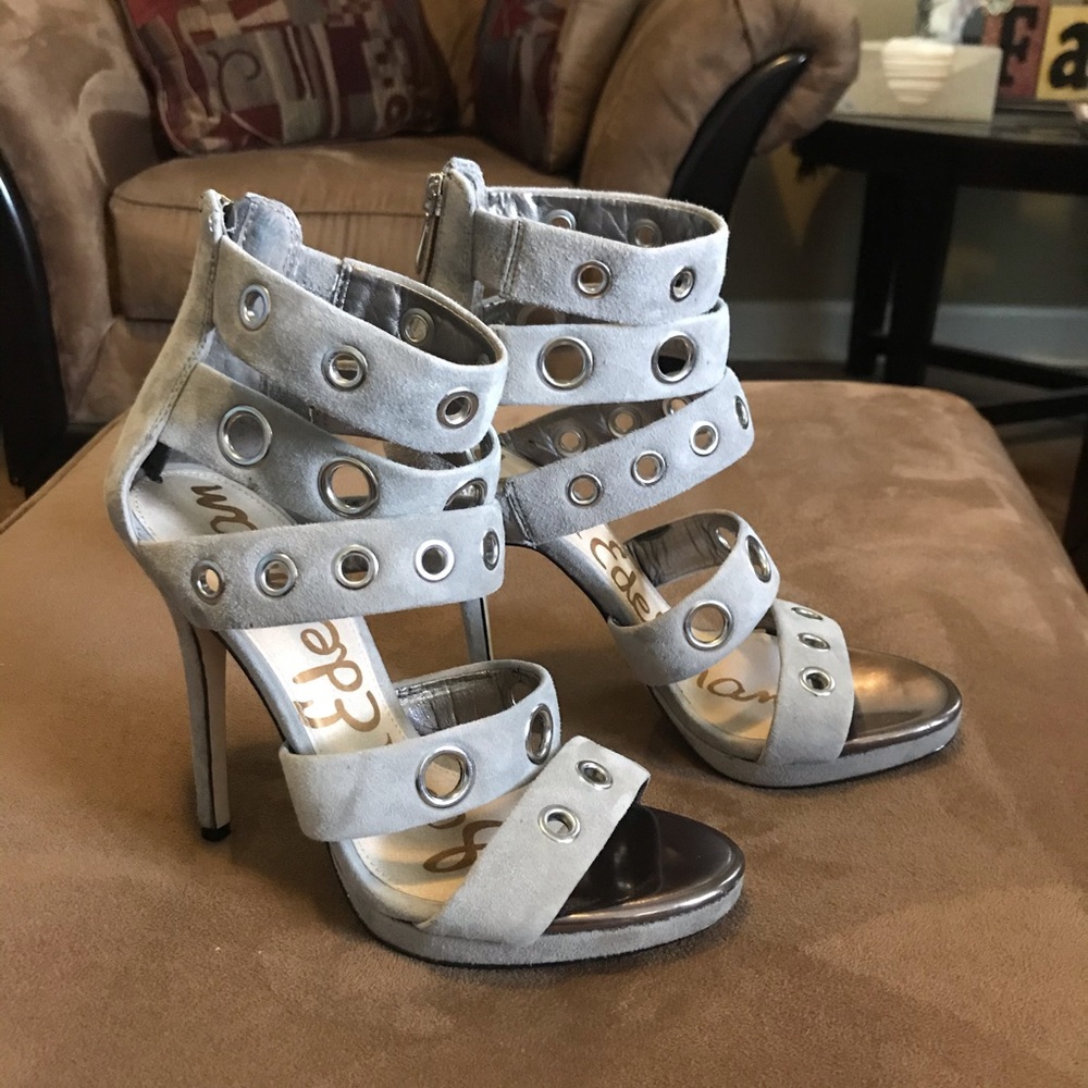 Sam Edelman Eloise Suede Grommet Sandal 7M